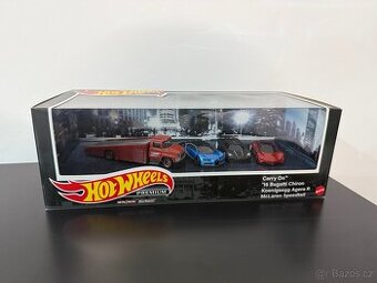 HOT WHEELS Diorama set Bugatti, Mclaren, Koenigsegg