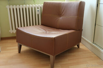 Nové kožené křeslo Zacapa kolekce Falconeri by TEMPUS DESIGN