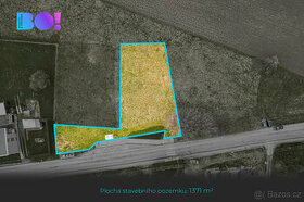 Prodej stavebního pozemku, 1371 m²,  Hladké Životice