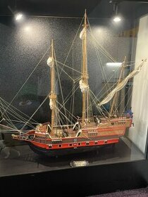 Dřevěný model lodi - VELKÝ