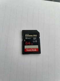 Paměťová karta Sandisk Extreme Pro 64GB