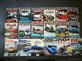 Prodám Porsche sbírku časopisů EVO a SPEED FOR LIFE zam