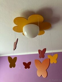 Dětské stropní světlo s motýli - 1
