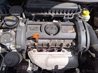 Motor Škoda fabia roomster 16 77 kw benzín