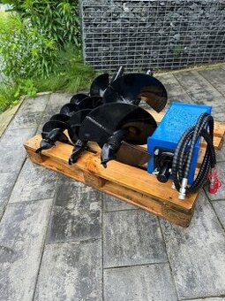 Hydraulický vrták pro nakladače a bagry od 0,7t do 3,5t. - 1