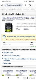 Creatine Monohydrate 100% 300g