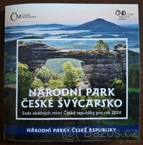 SADA OBĚŽNÝCH MINCÍ 2024 NÁRODNÍ PARK - ČESKÉ ŠVÝCARSKO