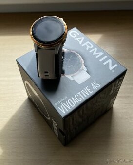 Garmin Vívoactive 4S RoseGold White - 7 dní baterie
