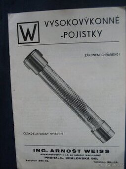 Katalog pojistek /I. republika/