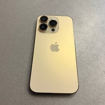 iPhone 14 Pro 128GB gold, jako nový, záruka rok