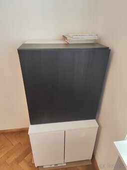 BESTA skrinky tmavohnedé