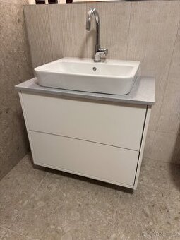 Ikea umyvadlová skříňka bílá 80cm HAVBACK