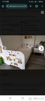 Dětská postel KIM IKEA s matraci