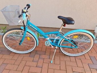 Dětské kolo 24 BTWIN 500 modré skoro nepoužité 100% stav