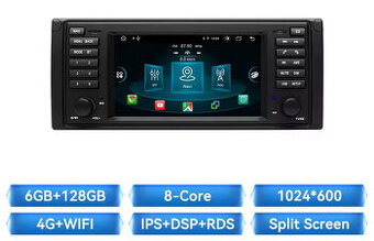 Android radio pro BMW 5 Series E39 E46 X5 E53 M5