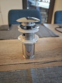 EBS Umyvadlový vtok Click/Clack, velká zátka, chrom