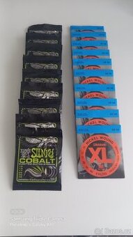 Struny  elektrická kytara Ernie Ball a D'Addario 10/46.....