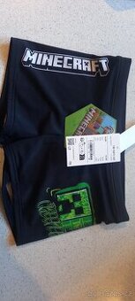 Dětské chlapecké plavky C&A s motivem minecraft vel. 146/152