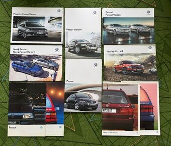 VW Passat prospekty, katalogy, dílenské příručky