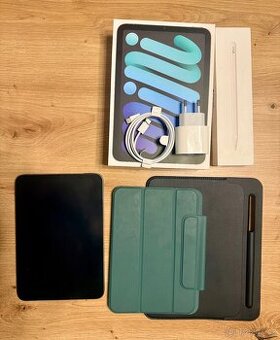 iPad mini 6 + Apple Pencil 2. generace + skin + Moft