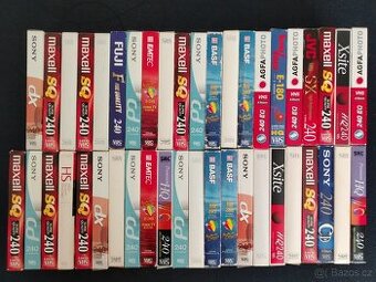 VHS 43 kusy všechno 215Kč