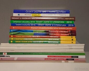 Sada 21 ks učebnic ČESKÝ JAZYK a LITERATURA pro gymnázia, SŠ