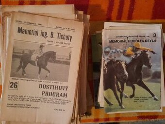 Dostihové programy-převážně z Chuchle