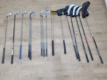 Prodám pánské golfové hole - dřeva, hybridy, wedge,
