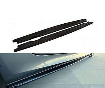 Podprahové lišty pro BMW Е60 Е61 - Černý Lesk