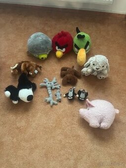 Plyšáci, lze i jednotlivě, jako celek sleva