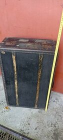 Velký lodní kufr, předválečný, starožitný, veterán