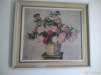 Pěkný  starý  obraz