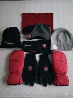 GORE WINDSTOPPER:Rukavice,čelenka,maska