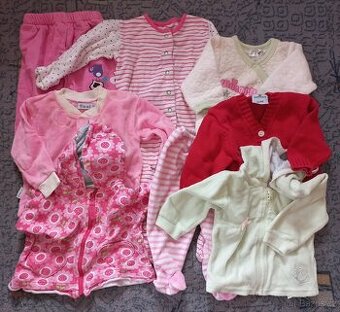 Divci mix oblečení (jaro/podzim) vel. 62/68