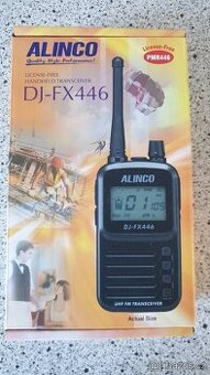 Alinco DJ-FX446 – výkonná a kompaktní PMR vysílačka, nová