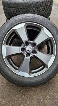 Alu kola Škoda Karoq R17 5x112 ET42 + Dunlop 98% v