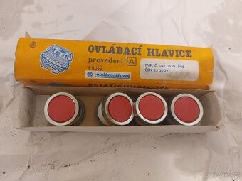 Ovládací hlavice červená