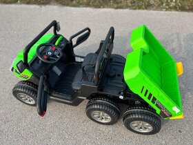 Elektrická šestikolka pro děti | farmer truck | zelená