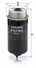 4 ks MANN-FILTER WK 8187 - Palivový filtr