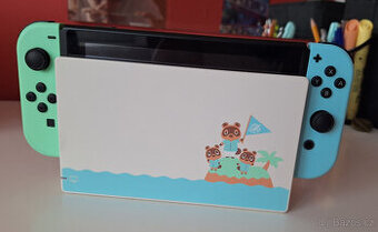 Nintendo Switch v2 (Animal Crossing Edition) + 3 hry
