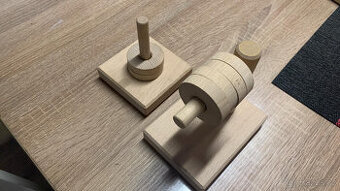 2X MONTESSORI VKLÁDAČKA KROUŽKY