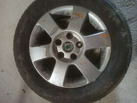 Prodam kompletni disk R15, 5x112 Skoda Octavia - 1