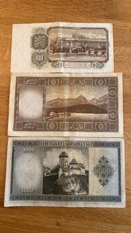 Bankovky z roku 1945,46 a 53