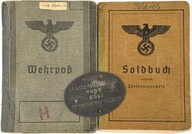Koupím Soldbuch nebo Wehrpass