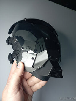 maska cyberpunk, robot, android