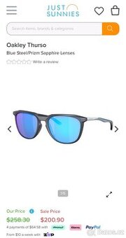 OAKLEY THURSO Blue Steel/Prizm Sapphire - 1