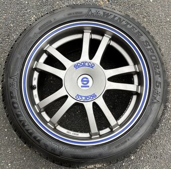 Sparco Rally 7.5Jx17 H2, Dunlop Winter Sport