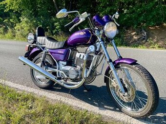 350 Chopper s alarmem, el. startérem, TP ČR