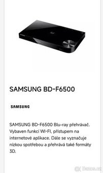 Blu-Ray přehrávač 3D