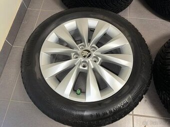 Originální alu kola Škoda a pneu CONTINENTAL